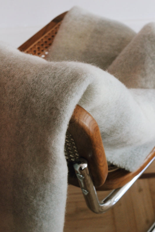 Mohair Sage Green Blanket